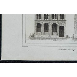 1844 - Façades des maisons médiévales de Cologne 
