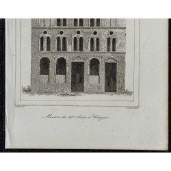1844 - Maison médiévale du XIIe siècle à Cologne 