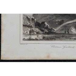 1844 - Vue du Château Gaillard 