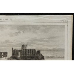 1844 - Ruines du Château Gaillard aux Andelys 