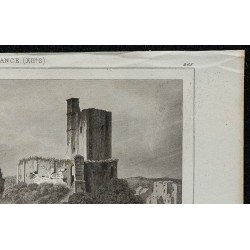 1844 - Vue du château de Gisors 