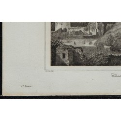 1844 - Vue du château de Gisors 