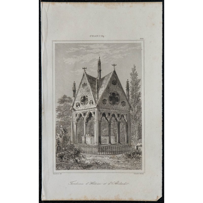 1844 - Monument funéraire d'Héloïse et Abélard 