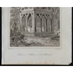 1844 - Monument funéraire d'Héloïse et Abélard 