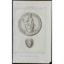 1844 - Sceau de Louis IX 