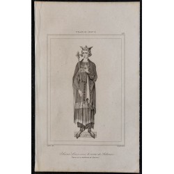1844 - Portrait du roi de France Saint Louis 