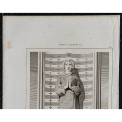 1844 - Statue funéraire de Louis, fils aîné de Saint Louis. 