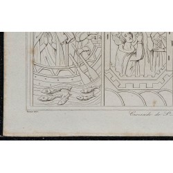 1844 - Croisade de St Louis (vitraux de St Denis) 