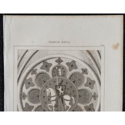 1844 - Vitrail d'Amaury VI à Chartres 
