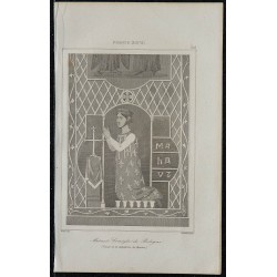 1844 - Portrait de Mahaut Comtesse de Boulogne 