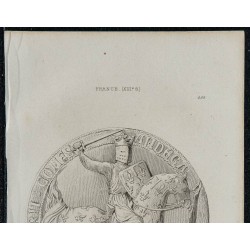 1844 - Sceau de Charles II d'Anjou 