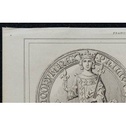 1844 - Sceaux de Philippe III le Hardi et Marie de Brabant 