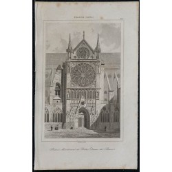 1844 - Portail méridional de Notre-Dame de Paris 