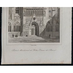 1844 - Portail méridional de Notre-Dame de Paris 