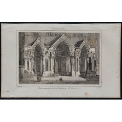 1844 - Porte septentrionale de la Cathédrale de Chartres 