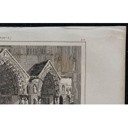 1844 - Porte septentrionale de la Cathédrale de Chartres 