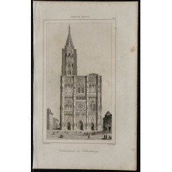 1844 - Cathédrale de Strasbourg 