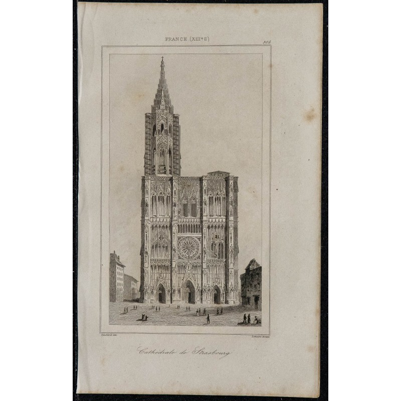 1844 - Cathédrale de Strasbourg 