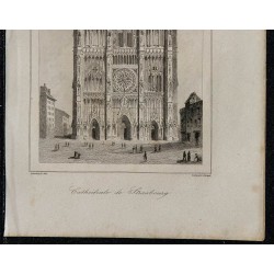 1844 - Cathédrale de Strasbourg 