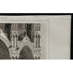 1844 - Portail de la cathédrale Notre-Dame d'Amiens 