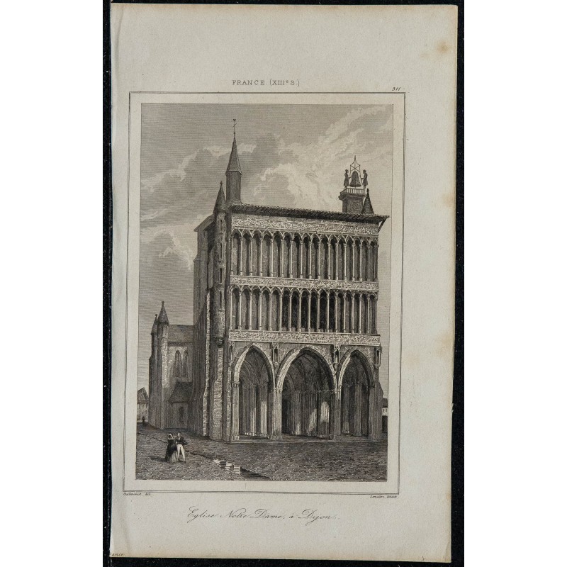 1844 - Église Notre-Dame à Dijon 