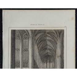 1844 - Intérieur de la cathédrale de Beauvais 