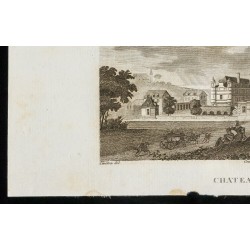 Gravure de 1829 - Château d'Anet - 4