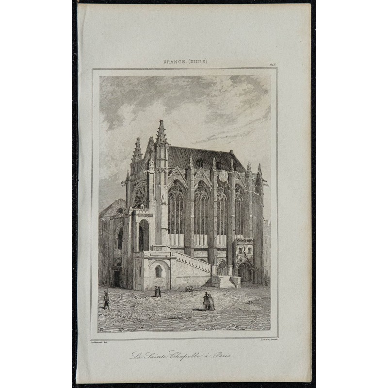 1844 - Église de la Sainte-Chapelle de Paris 
