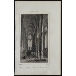 1844 - Réfectoire de l'abbaye Saint-Martin-des-Champs 