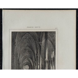 1844 - Réfectoire de l'abbaye Saint-Martin-des-Champs 