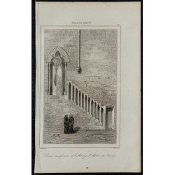 1844 - Chaise du réfectoire de l'Abbaye Saint-Martin-des-Champs 