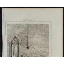1844 - Chaise du réfectoire de l'Abbaye Saint-Martin-des-Champs 