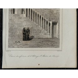 1844 - Chaise du réfectoire de l'Abbaye Saint-Martin-des-Champs 