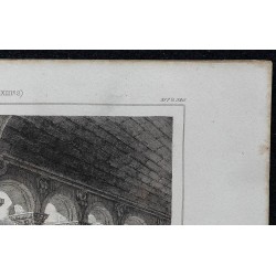 1844 - Vue du cloître de Saint-Trophime à Arles 