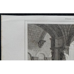 1844 - Vue du cloître de Saint-Trophime à Arles 