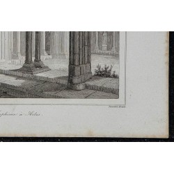 1844 - Vue du cloître de Saint-Trophime à Arles 