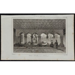 1844 - Vue du cloître de St Maurice à Vienne 