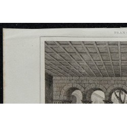 1844 - Vue du cloître de St Maurice à Vienne 