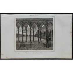 1844 - Cloître au Mont Saint-Michel 