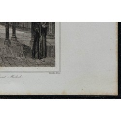 1844 - Cloître au Mont Saint-Michel 