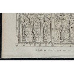 1844 - Châsse de Saint Calmin à l’Abbaye de Mozac 