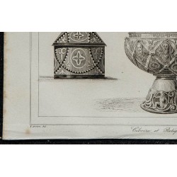 1844 - Mobilier du 13ème siècle 