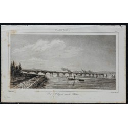 1844 - Vue du Pont Saint-Esprit 
