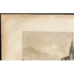 Gravure de 1829 - Église de Marissel - 2
