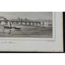 1844 - Vue du Pont Saint-Esprit 