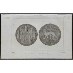 1844 - Sceau de la Commune et de la Ville de Bayonne 