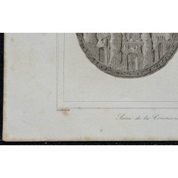 1844 - Sceau de la Commune et de la Ville de Bayonne 