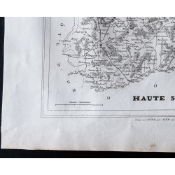 Gravure de 1833 - Département de la Haute-Saône - 4