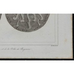 1844 - Sceau de la Commune et de la Ville de Bayonne 