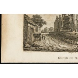 Gravure de 1829 - Église de Marissel - 4